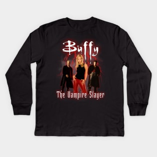 Buffy The Vampire Slayer Kids Long Sleeve T-Shirt